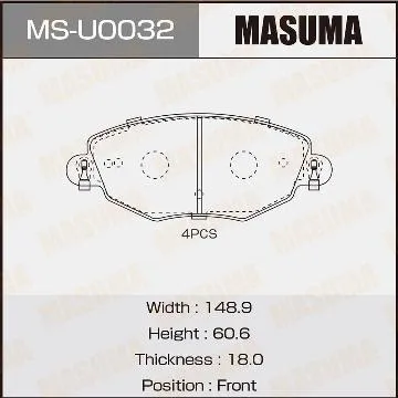 Má phanh trước Ford Mondeo 00-07