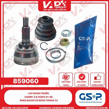 GSP LÁP NGOÀI TRƯỚC CAMRY 3.0 3VZFE 91-96 RĂNG NGOÀI 30 RĂNG TRONG 34