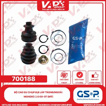 GSP BỘ CAO SU chụp bụi LÁP trong/ngoài Mondeo 2.0 00-07 (MT)