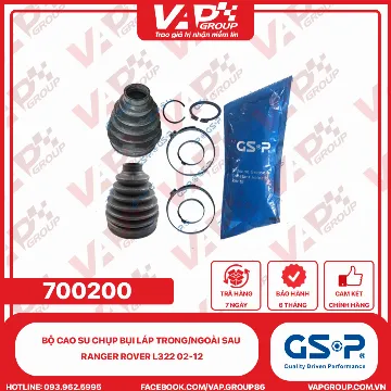 GSP BỘ CAO SU chụp bụi LÁP trong/ngoài sau Ranger Rover L322 02-12