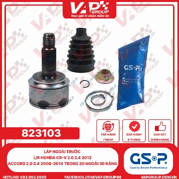 GSP Láp Ngoài Trước L/R Honda CR-V 2.0 2.4 2012, Accord 2.0 2.4 2008-2014 Trong 30 Ngoài 30 Răng