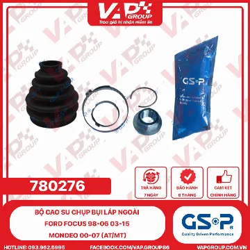 GSP BỘ CAO SU chụp bụi LÁP ngoài Ford Focus 98-06 03-15 Mondeo 00-07 (AT/MT)