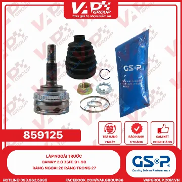 GSP LÁP NGOÀI TRƯỚC CAMRY 2.0 3SFE 91-98 RĂNG NGOÀI 26 RĂNG TRONG 27