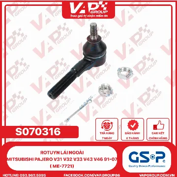 GSP Rotuyn Lái Ngoài Mitsubishi Pajero V31 V32 V33 V43 V46 91-07( ME-7721)