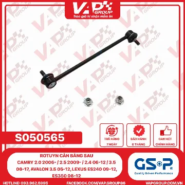 GSP Rotuyn Cân Bằng Sau Camry 2.0 2006- / 2.5 2009- / 2.4 06-12 / 3.5 06-17, Avalon 3.5 05-12, Lexus Es240 09-12, Es350 06-12