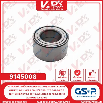 GSP Bi Moay Ơ Trước Lexus ES250 12-18 Rx350 3.5 06-15, Camry 2.0 01-18/ 2.4 06-12/ 2.5 09-17/ 3.0 01-06/ 3.5 06-11 Venza 2.7 3.5 09-16 Avalon 2.5 12-18 3.5 05-12 Alphard 2.4 02-08