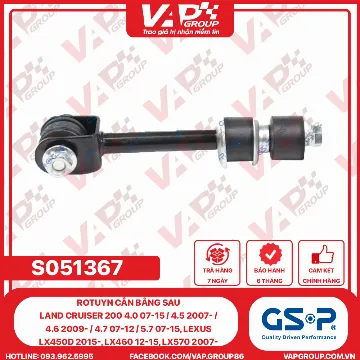 Rotuyn Cân Bằng Sau Land Cruiser 200 4.0 07-15 / 4.5 2007- / 4.6 2009- / 4.7 07-12 / 5.7 07-15, Lexus Lx450D 2015-, Lx460 12-15, Lx570 2007- ( ML-9050 )