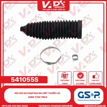 GSP BỘ CAO SU chụp bụi ĐAI SIẾT thước lái Aveo T300 TRAX