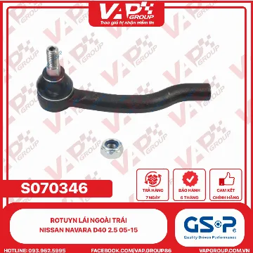 GSP Rotuyn lái ngoài TRÁI Nissan Navara D40 2.5 05-15