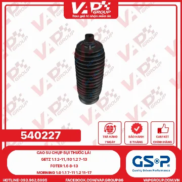 GSP CAO SU CHỤP BỤI THƯỚC LÁI GETZ 1.1 2-11, I10 1.2 7-13, FOTER 1.6 8-13, MORNING 1.0 1.1 7-11 1.2 11-17