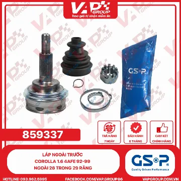 GSP LÁP ngoài trước Corolla 1.6 4AFE 92-99 Ngoài 26 trong 29 răng