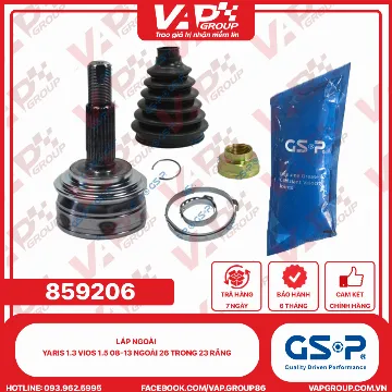 GSP Láp Ngoài Yaris 1.3 VIOS 1.5 08-13 Ngoài 26 Trong 23 Răng