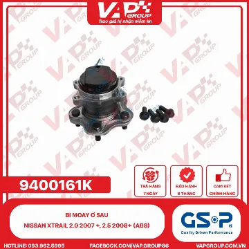 GSP Bi Moay Ơ Sau Nissan XTrail 2.0 2007 +, 2.5 2008+ (Abs)