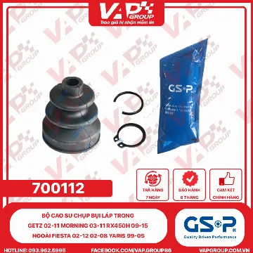 GSP BỘ CAO SU chụp bụi LÁP trong Getz 02-11 Morning 03-11 RX450H 09-15 NGOÀI Fiesta 02-12 02-08 Yaris 99-05