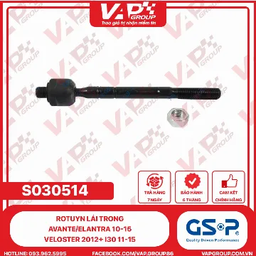 GSP Rotuyn lái trong Avante/Elantra 10-15 Veloster 2012+ I30 11-15