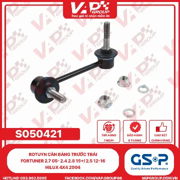 GSP Rotuyn Cân Bằng Trước Trái Fortuner 2.7 05- 2.4 2.8 15+/ 2.5 12-16 hilux 4x4 2004