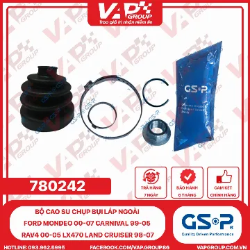 GSP BỘ CAO SU chụp bụi LÁP ngoài Ford Mondeo 00-07 Carnival 99-05 Rav4 00-05 LX470 Land Cruiser 98-07