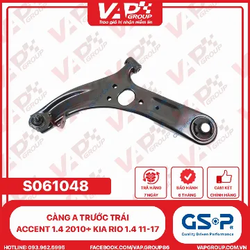 GSP Càng A Trước Trái Accent 1.4 2010+ Kia Rio 1.4 11-17