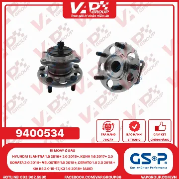 GSP Bi Moay Ơ Sau Huyndai Elantra 1.6 2016+ 2.0 2015+, Kona 1.6 2017+ 2.0, Sonata 2.0 2014+ Veloster 1.6 2018+, Cerato 1.6 2.0 2018 +, Kia K5 2.0 15-17, K3 1.6 2018+ (Abs)
