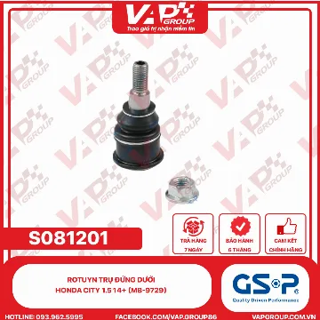 GSP Rotuyn Trụ Đứng Dưới Honda City 1.5 14+ (MB-9729)
