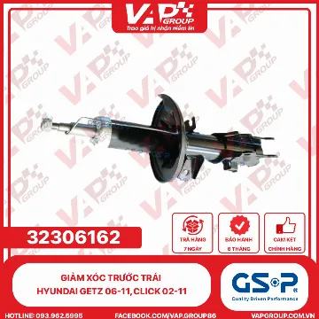 GSP Giảm xóc trước trái Hyundai Getz 06-11, Click 02-11