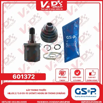 GSP LÁP trong trước Hilux 2.7 3.0 05-15 (AT/MT) Ngoài 30 trong 29 răng