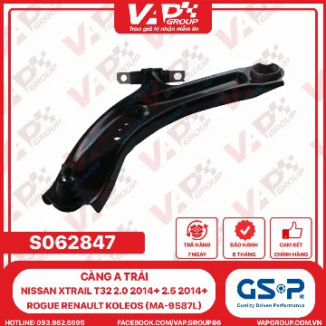 GSP Càng A L Nissan XTrail T32 2.0 2014+ 2.5 2014+ ROGUE RENAULT KOLEOS (MA-9587L)