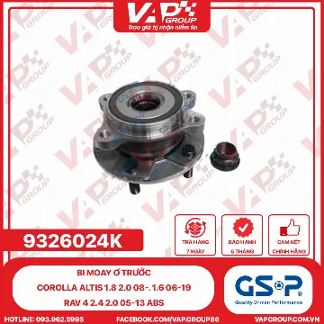 GSP Bi Moay Ơ Trước Corolla ALTIS 1.8 2.0 08-. 1.6 06-19, Rav 4 2.4 2.0 05-13 Abs