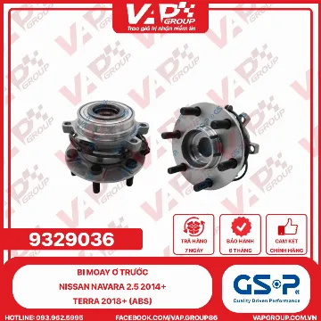 GSP Bi Moay Ơ Trước Nissan Navara 2.5 2014+, Terra 2018+ (Abs)