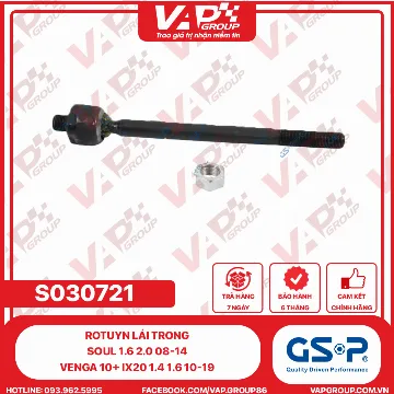 GSP Rotuyn Lái Trong Soul 1.6 2.0 08-14 Venga 10+ IX20 1.4 1.6 10-19