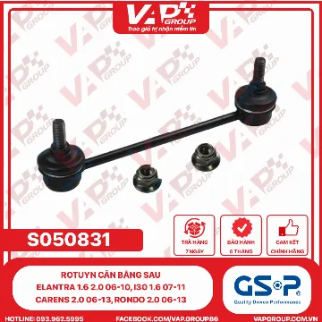 GSP Rotuyn Cân Bằng Sau Elantra 1.6 2.0 06-10, I30 1.6 07-11, Carens 2.0 06-13, Rondo 2.0 06-13