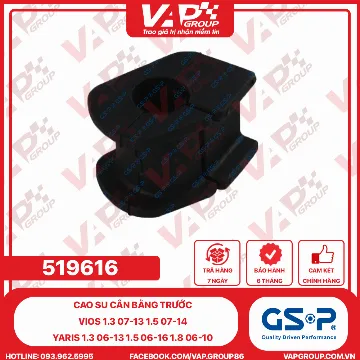 GSP Cao Su Cân Bằng Trước Vios 1.3 07-13 1.5 07-14,Yaris 1.3 06-13 1.5 06-16 1.8 06-10