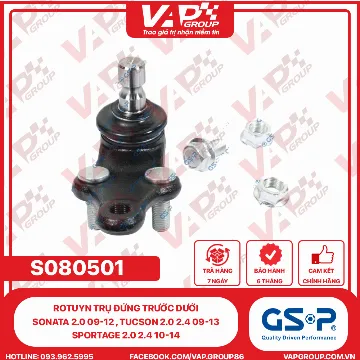GSP Rotuyn Trụ Đứng Trước Dưới Sonata 2.0 09-12 , Tucson 2.0 2.4 09-13 , Sportage 2.0 2.4 10-14