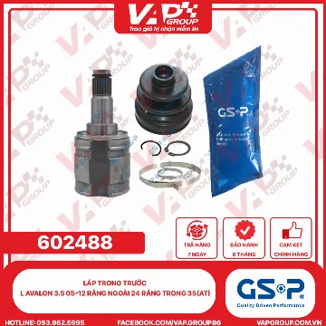 GSP LÁP trong trước L Avalon 3.5 05-12 răng ngoài 24 răng trong 35(AT)