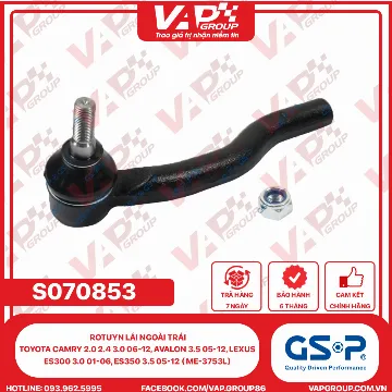 GSP Rotuyn Lái Ngoài Trái Toyota Camry 2.0 2.4 3.0 06-12, Avalon 3.5 05-12, Lexus ES300 3.0 01-06, ES350 3.5 05-12 ( ME-3753L)
