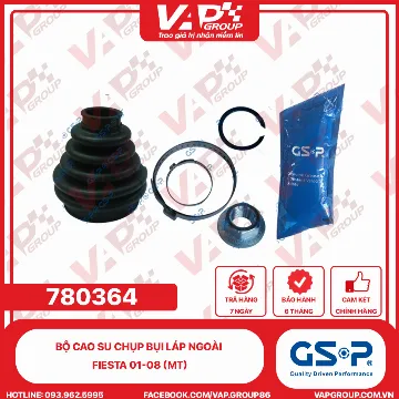 GSP BỘ CAO SU chụp bụi LÁP ngoài Fiesta 01-08 (MT)