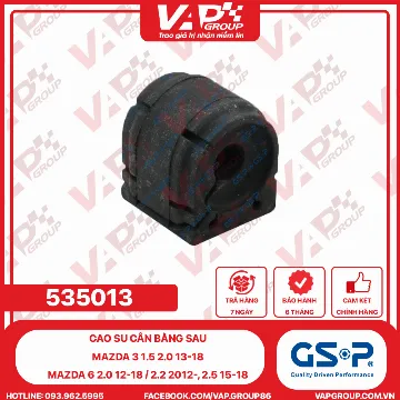 GSP CAO SU Cân Bằng Sau Mazda 3 1.5 2.0 13-18, Mazda 6 2.0 12-18 / 2.2 2012-, 2.5 15-18