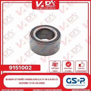 GSP Bi Moay Ơ Trước Honda Crv 2.0 11-19 2.4 06-21 Odyssey 3.5 05-10 Accord 1.5 18-20