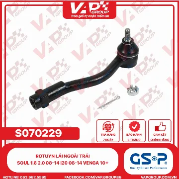 GSP Rotuyn Lái Ngoài Trái Soul 1.6 2.0 08-14 i20 08-14 Venga 10+