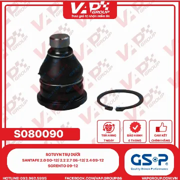GSP Rotuyn trụ dưới Santafe 2.0 00-12/ 2.2 2.7 06-12/ 2.4 09-12 Sorento 09-12