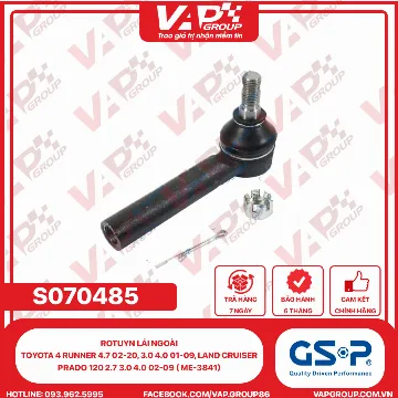 GSP Rotuyn Lái Ngoài Toyota 4 Runner 4.7 02-20, 3.0 4.0 01-09, Land Cruiser Prado 120 2.7 3.0 4.0 02-09 ( ME-3841)