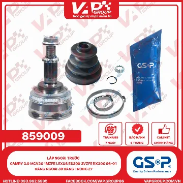 GSP LÁP NGOÀI TRƯỚC CAMRY 3.0 MCV20 1MZFE LEXUS ES300 3VZFE RX300 96-01 RĂNG NGOÀI 30 RĂNG TRONG 27