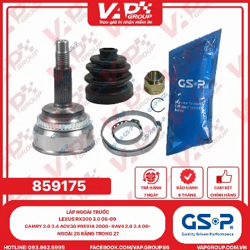 GSP LÁP ngoài trước LEXUS RX300 3.0 06-09 CAMRY 2.0 2.4 ACV30 PREVIA 2000- RAV4 2.0 2.4 00- ngoài 26 răng trong 27