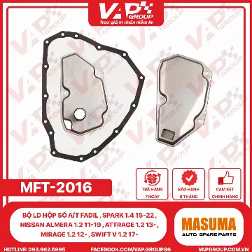 Bộ Ld Hộp Số A/T Fadil , Spark 1.4 15-22 , Nissan Almera 1.2 11-19 , Attrage 1.2 13- , Mirage 1.2 12- , Swift V 1.2 17-