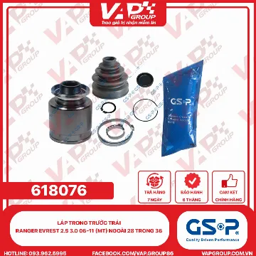 GSP Láp Trong Trước Trái Ranger EVREST 2.5 3.0 06-11 (MT) NGOÀI 28 TRONG 36