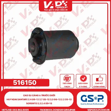 GSP Cao Su Càng A Trước Dưới Huyndai Santafe 2.4 09-13 2.7 05-12 2.0 06-12 2.2 09-13, Sorento 2.2 2.4 09-15