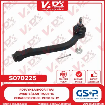GSP Rotuyn lái ngoài trái Avante/Elantra 06-15 Cerato/Forte 08-13 I30 07-12