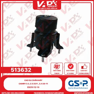 GSP Cao su chân máy camry 2.0 ,2.5 2011 , 2.4 06-11 , Es250 12-18
