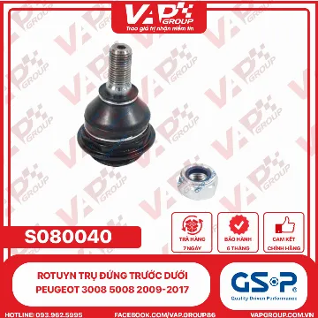 GSP Rotuyn Trụ Đứng Trước Dưới Peugeot 3008 5008 2009-2017