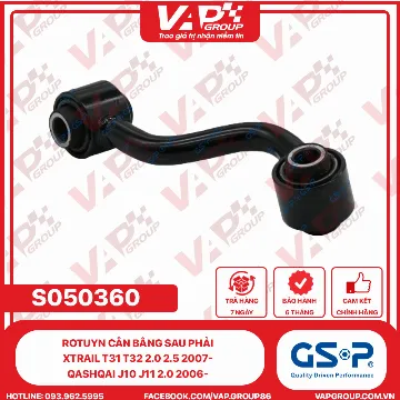 GSP Rotuyn Cân Bằng Sau Phải Xtrail T31 T32 2.0 2.5 2007-, Qashqai J10 J11 2.0 2006-